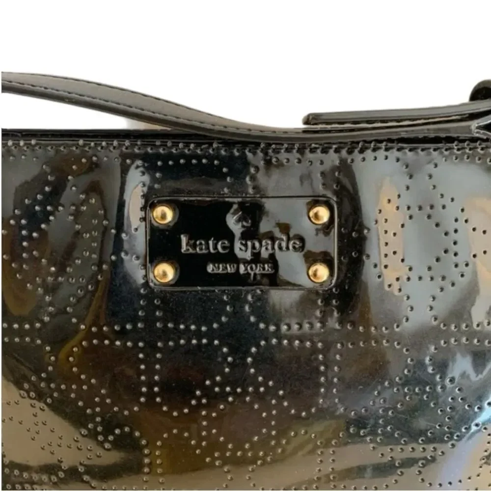 Kate Spade Black Patent Leather Crossbody Handbag